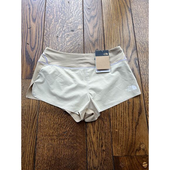 The North Face Women's Summer Light Shorts 2.5" Gravel Khaki Stone NWT Medium - Picture 1 of 5